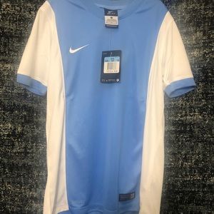NWT Blue and white boys Nike shirt.
